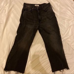 Forever 21 Black Cropped Jeans